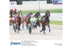 Harness Racing action