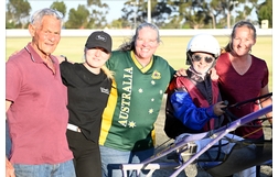 Harness Racing action